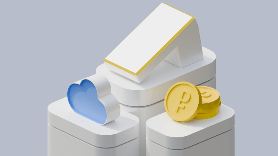 30 работа. Вторая 3D модель на банковскую тематику с анимацией