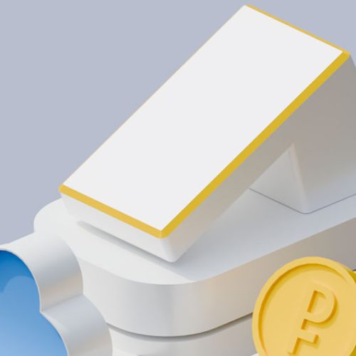 27 работа. Вторая 3D модель на банковскую тематику с анимацией