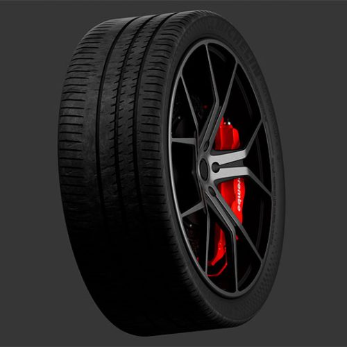 45 работа. 3D моделирование и анимация автомобильного колеса