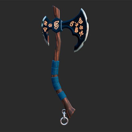 52 работа. 3д скульптинг стилизованного топора в Блендер